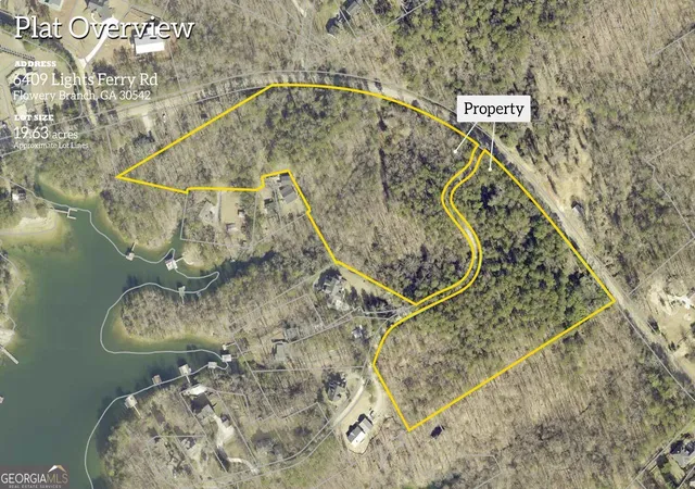 Photo 3 of Land for sale at 6409 Lights Fry Rd, Flowery Branch, GA 30542 | MLS# 10848064 | Listing updated on 2026-09-19