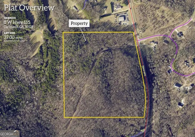 Photo 2 of Land for sale at 0 Highway 115, Cleveland, GA 30528 | MLS# 10839678 | Listing updated on 2026-09-17