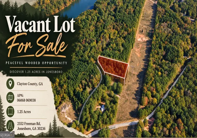 Photo 1 of Land for sale at 2552 Freeman Rd, Jonesboro, GA 30236 | MLS# 10852904 | Listing updated on 2026-10-05