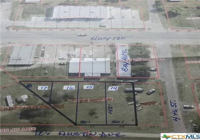 Photo 1 of Land for sale at 303 309 W Austin Ave, Seadrift, TX 77983 | MLS# 502550 | Listing updated on 2026-09-08