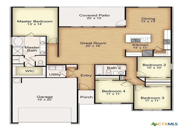 Photo 4 of Single family home for sale at 7101 Touchstone Dr, Temple, TX 76502 | MLS# 591011 | Listing updated on 2026-09-28