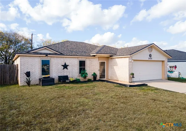 Photo 1 of Single family home for sale at 2415 Gallop Dr, Killeen, TX 76549 | MLS# 599869 | Listing updated on 2026-09-05