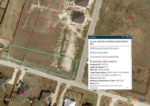 Photo 2 of Land for sale at 4101 Long Crk Ln, Salado, TX 76571 | MLS# 604893 | Listing updated on 2026-08-04