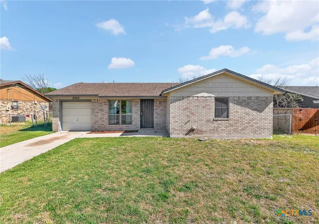 Photo 1 of Single family home for sale at 3707 Griffin Dr, Killeen, TX 76543 | MLS# 607583 | Listing updated on 2026-09-11
