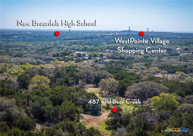 Photo 3 of Land for sale at 487 Old Bear Crk Rd, New Braunfels, TX 78132 | MLS# 608716 | Listing updated on 2026-08-26