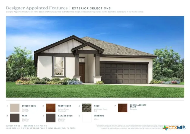 Photo 3 of Single family home for sale at 815 Blue Cloud Way, New Braunfels, TX 78130 | MLS# 610310 | Listing updated on 2026-08-31