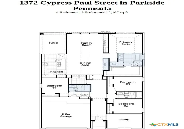 Photo 3 of Single family home for sale at 1372 Cypress Paul St, Georgetown, TX 78628 | MLS# 614500 | Listing updated on 2026-09-10