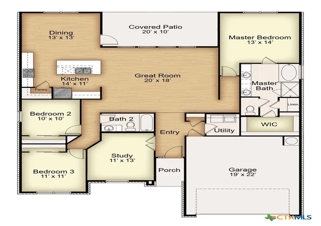 Photo 2 of Single family home for sale at 7113 Caladium Dr, Temple, TX 76502 | MLS# 615604 | Listing updated on 2026-09-25