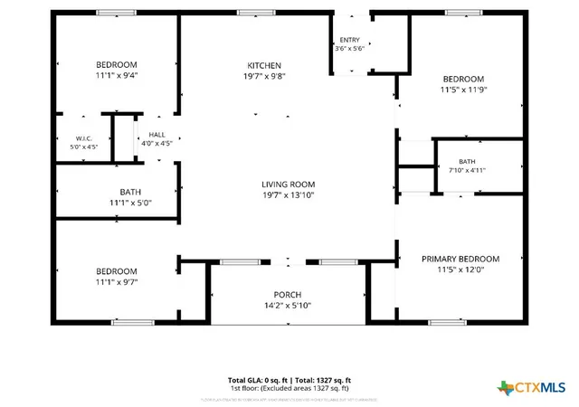 Photo 2 of Single family home for sale at 1110 W Calhoun Ave, Temple, TX 76504 | MLS# 622021 | Listing updated on 2026-09-17