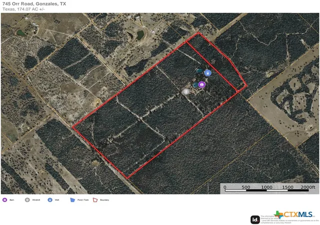 Photo 1 of Land for sale at 745 Orr Rd, Gonzales, TX 78629 | MLS# 624171 | Listing updated on 2026-09-10
