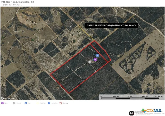 Photo 2 of Land for sale at 745 Orr Rd, Gonzales, TX 78629 | MLS# 624171 | Listing updated on 2026-09-10