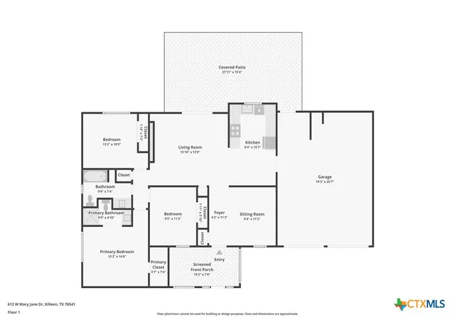Photo 17 of Single family home for sale at 612 W Mary Jane Dr, Killeen, TX 76541 | MLS# 624856 | Listing updated on 2026-09-11