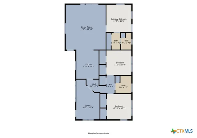 Photo 2 of Single family home for sale at 574 Oaklawn Dr, Rockdale, TX 76567 | MLS# 625252 | Listing updated on 2026-09-14