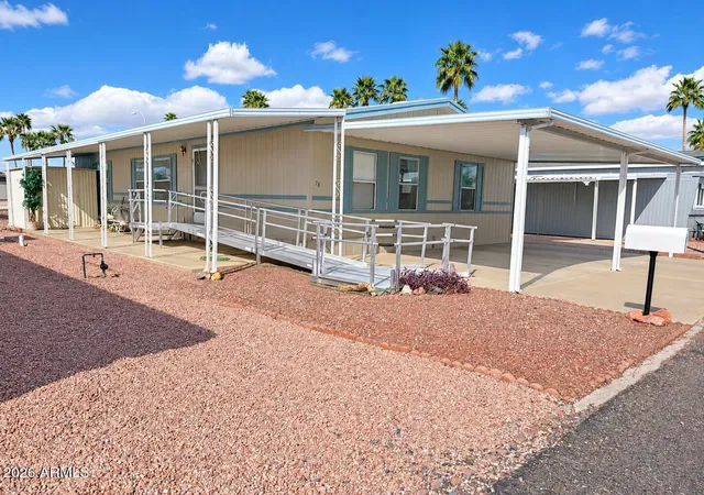 Photo 1 of Manufactured home for sale at 345 S 58th Street #78, Mesa, AZ 85206 | MLS# 6987842 | Listing updated on 2026-09-10
