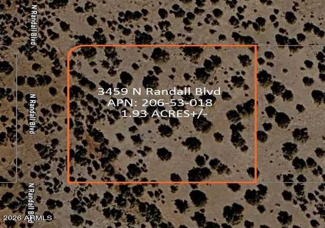 Photo 2 of Land for sale at 3459 N Randall Blvd, Williams, AZ 86046 | MLS# 7074719 | Listing updated on 2026-09-02
