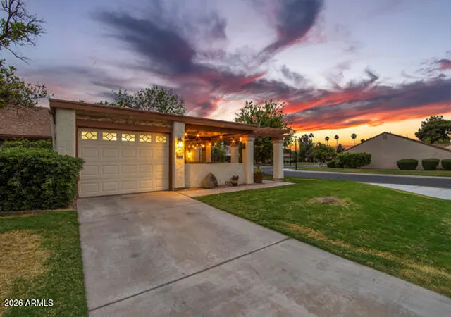 Photo 1 of Townhouse for sale at 186 Leisure World, Mesa, AZ 85206 | MLS# 7075686 | Listing updated on 2026-09-19