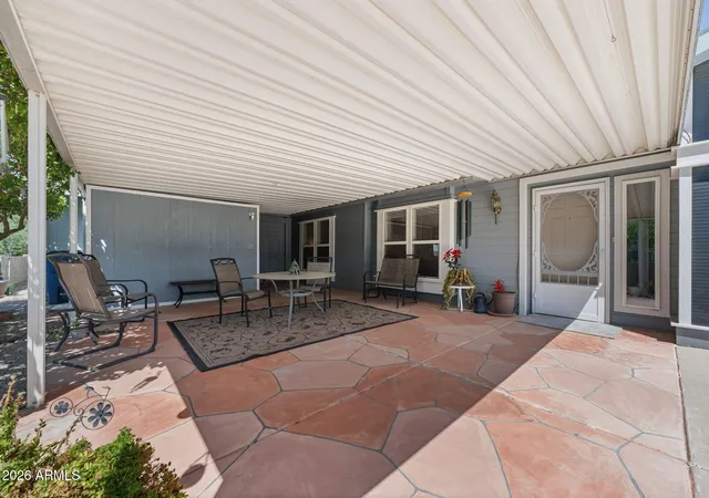 Photo 3 of Manufactured home for sale at 3700 S Tomahawk Rd #26 & 27, Apache Junction, AZ 85119 | MLS# 7071677 | Listing updated on 2026-09-02