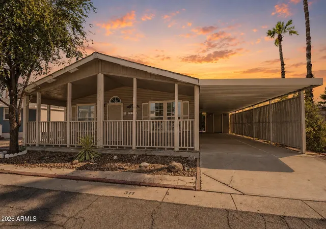 Manufactured home for sale at 201 S Greenfield Rd #311, Mesa, AZ 85206 | MLS# 7074331
