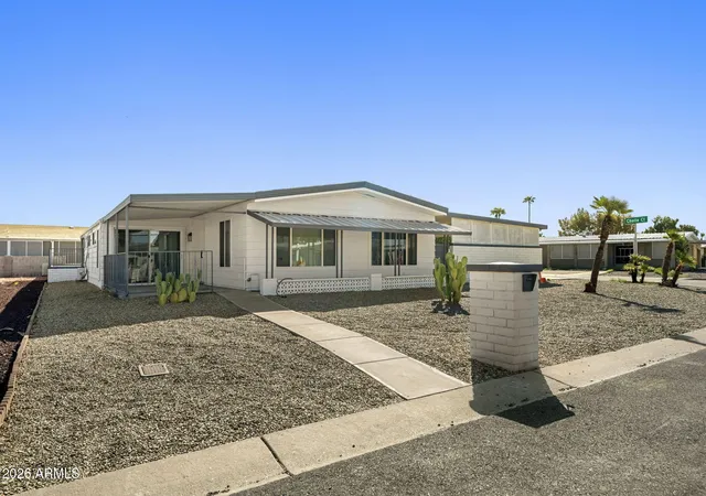 Photo 1 of Manufactured home for sale at 9019 E Cactus Ln S, Sun Lakes, AZ 85248 | MLS# 7075241 | Listing updated on 2026-09-07