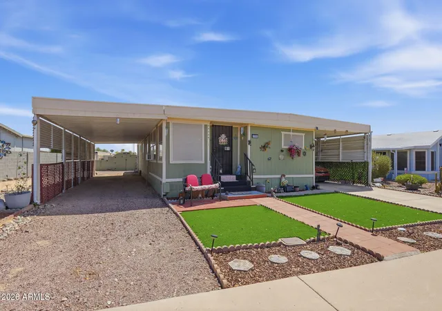 Photo 1 of Manufactured home for sale at 17255 N 66th Drive, Glendale, AZ 85308 | MLS# 7079300 | Listing updated on 2026-09-12