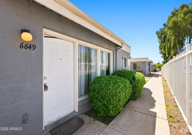 Photo 2 of Townhouse for sale at 6649 N 27th Avenue, Phoenix, AZ 85017 | MLS# 7074820 | Listing updated on 2026-09-10