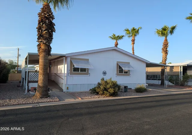 Photo 1 of Manufactured home for sale at 2900 W Superstition Blvd #7, Apache Junction, AZ 85120 | MLS# 7075287 | Listing updated on 2026-09-08