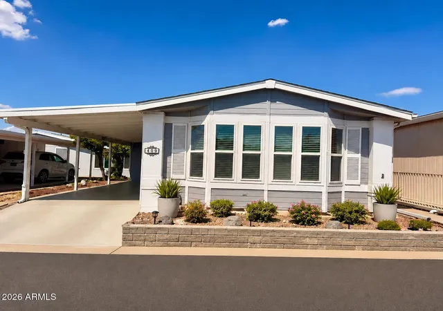 Photo 1 of Manufactured home for sale at 5735 E Mcdowell Rd #409, Mesa, AZ 85215 | MLS# 7075905 | Listing updated on 2026-09-10