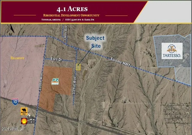 Photo 1 of Land for sale at 035 N 331st Avenue, Tonopah, AZ 85354 | MLS# 7075517 | Listing updated on 2026-09-03