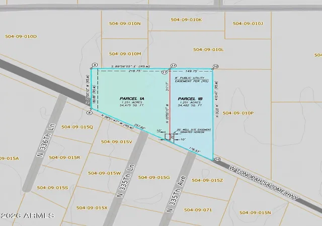 Photo 2 of Land for sale at 335xx W Tonopah Salome Hwy #Parcel 1B, Tonopah, AZ 85354 | MLS# 7075729 | Listing updated on 2026-09-04