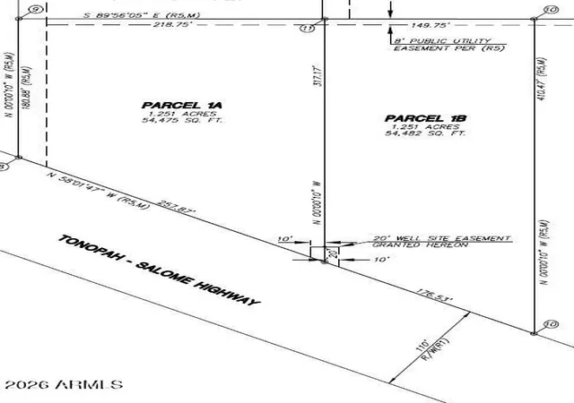 Photo 4 of Land for sale at 335xx W Tonopah Salome Hwy #Parcel 1B, Tonopah, AZ 85354 | MLS# 7075729 | Listing updated on 2026-09-04