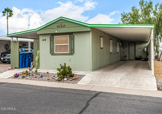 Photo 3 of Manufactured home for sale at 834 S Meridian Rd #144, Apache Junction, AZ 85120 | MLS# 7076466 | Listing updated on 2026-09-08