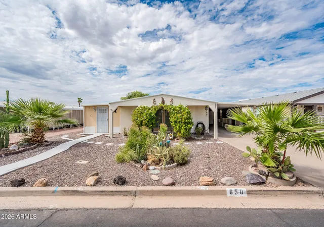 Photo 1 of Manufactured home for sale at 650 S Park View Cir, Mesa, AZ 85208 | MLS# 7077924 | Listing updated on 2026-09-11
