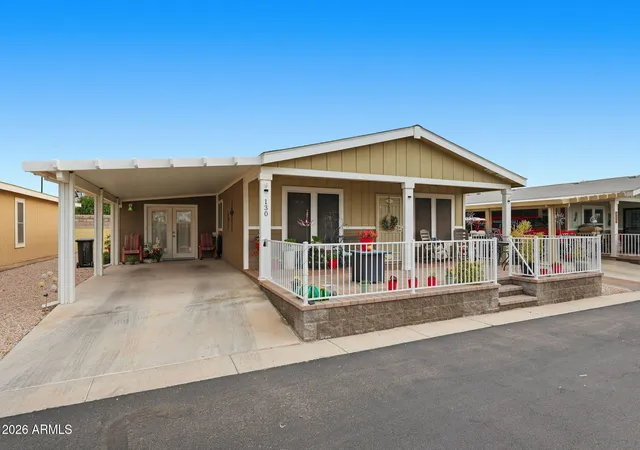 Photo 1 of Manufactured home for sale at 8865 E Baseline Rd #130, Mesa, AZ 85209 | MLS# 7076447 | Listing updated on 2026-09-06