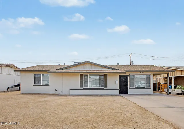 Photo 1 of Single family home for sale at 3647 W Rose Ln, Phoenix, AZ 85019 | MLS# 7076742 | Listing updated on 2026-09-07