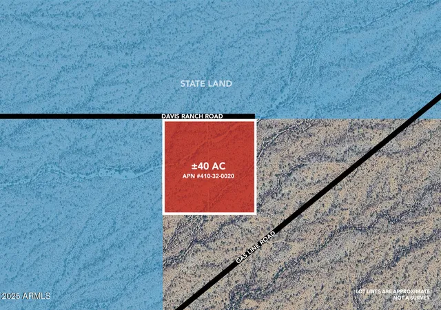 Photo 1 of Land for sale at +/ 40acres E Davis Ranch Rd, Marana, AZ 85658 | MLS# 7077001 | Listing updated on 2026-09-07