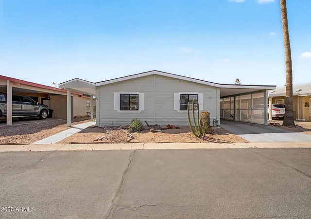 Photo 2 of Manufactured home for sale at 3500 S Tomahawk Rd #LOT 183, Apache Junction, AZ 85119 | MLS# 7078456 | Listing updated on 2026-09-14