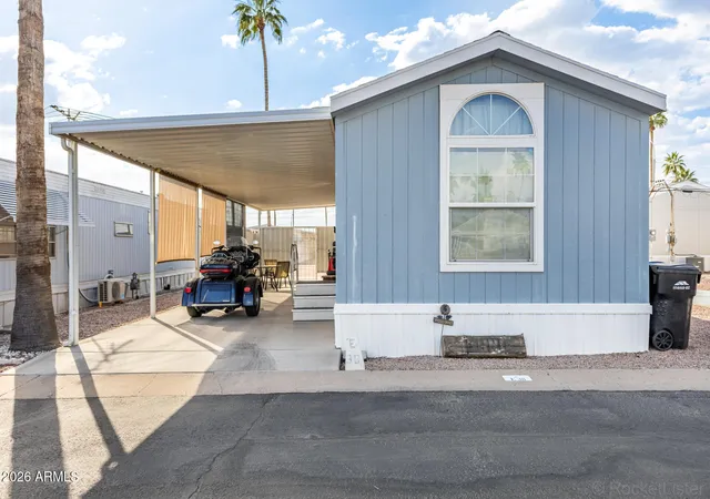 Photo 1 of Manufactured home for sale at 7807 E Main St #E38, Mesa, AZ 85207 | MLS# 7078747 | Listing updated on 2026-09-11