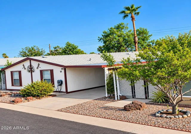 Photo 4 of Manufactured home for sale at 245 S 56th Street #17, Mesa, AZ 85206 | MLS# 7078107 | Listing updated on 2026-09-12