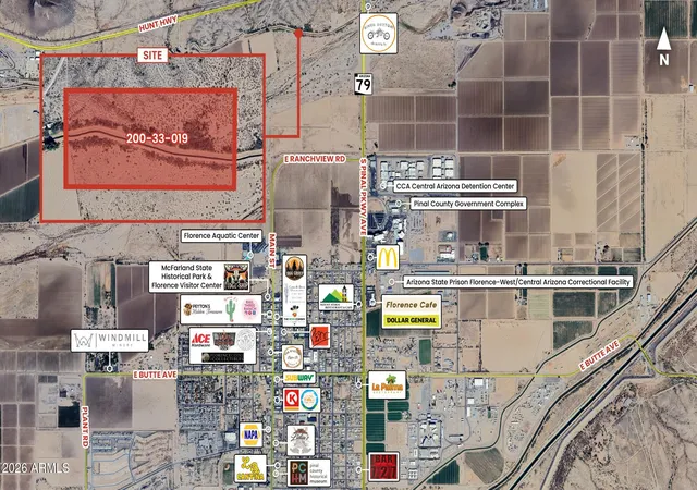 Photo 3 of Land for sale at 0 200 33 019, Florence, AZ 85132 | MLS# 7078647 | Listing updated on 2026-09-10