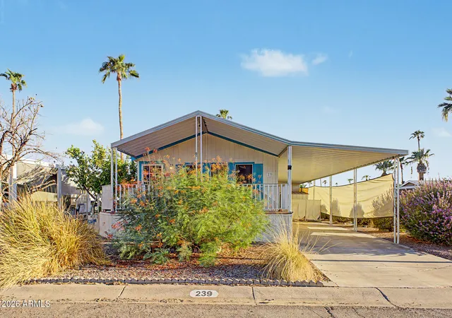 Photo 2 of Manufactured home for sale at 201 S Greenfield Rd #239, Mesa, AZ 85206 | MLS# 7079046 | Listing updated on 2026-09-15