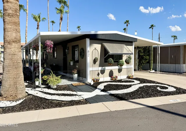 Manufactured home for sale at 303 S Recker Rd #62, Mesa, AZ 85206 | MLS# 7082511