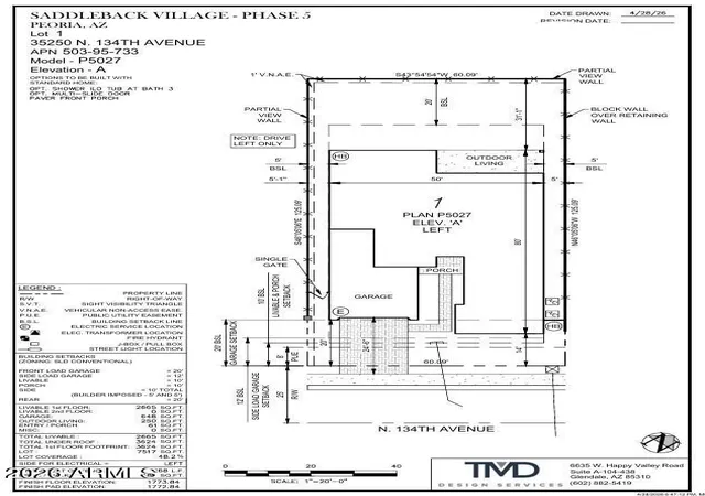 Photo 3 of Single family home for sale at 35250 N 134th Avenue, Peoria, AZ 85383 | MLS# 7085539 | Listing updated on 2026-09-26