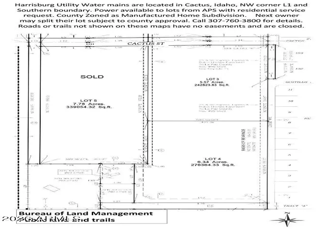 Photo 3 of Land for sale at Lot 1 Cactus St #E, Salome, AZ 85348 | MLS# 7099408 | Listing updated on 2026-10-28