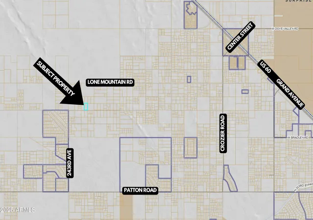 Photo 3 of Land for sale at 24040 W Montgomery Rd #A, Wittmann, AZ 85361 | MLS# 7099555 | Listing updated on 2026-10-29