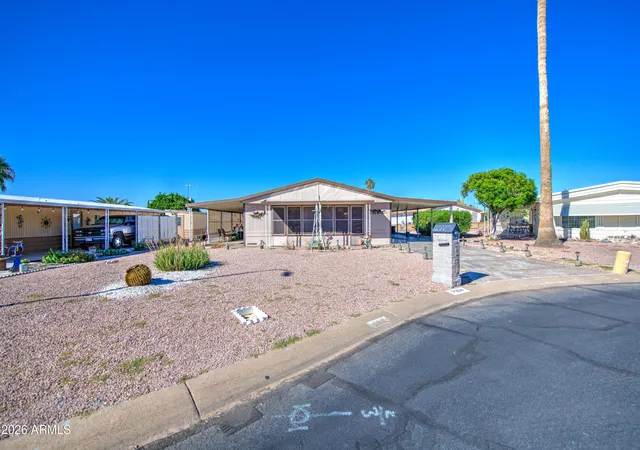 Photo 1 of Manufactured home for sale at 7554 E Bogart Ave, Mesa, AZ 85208 | MLS# 7099808 | Listing updated on 2026-10-29