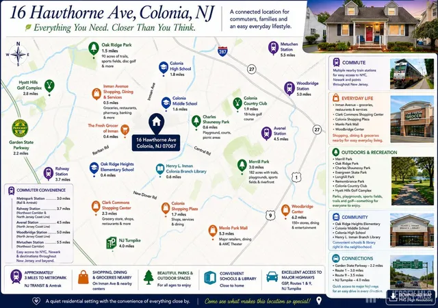Photo 46 of Single family home for sale at 16 Hawthorne Ave, Colonia, NJ 07067 | MLS# 2704055R | Listing updated on 2026-09-18