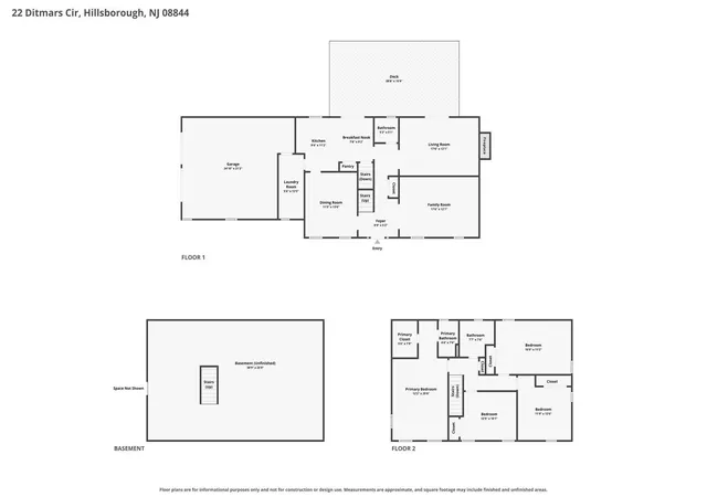 Photo 50 of Single family home for sale at 22 Ditmars Cir, Hillsborough, NJ 08844 | MLS# 2704487R | Listing updated on 2026-09-21