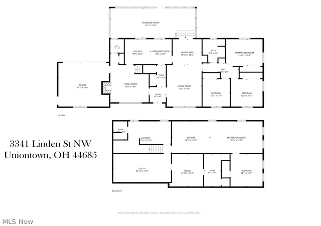 Photo 2 of Single family home for sale at 3341 Linden St Nw, Uniontown, OH 44685 | MLS# 5244144 | Listing updated on 2026-09-12