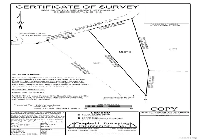 Photo 4 of Land for sale at 12195 Softwater Lake Dr, Argentine Township Genesee, MI 48451 | MLS# 20261068124 | Listing updated on 2026-09-02