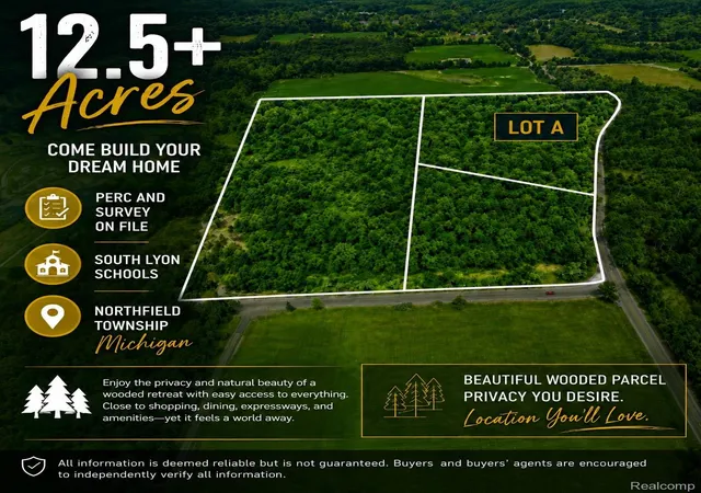 Land for sale at Lot A Nollar Rd, NorthfieldTownship_Washtenaw, MI 48178 | MLS# 20261070658